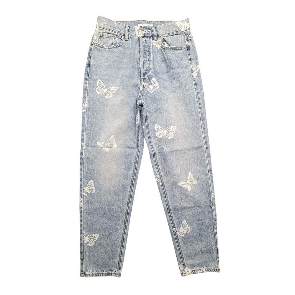 PacSun Jeans Womens 27 Ultra High Rise Slim Blue Pockets Stretch Casual Light